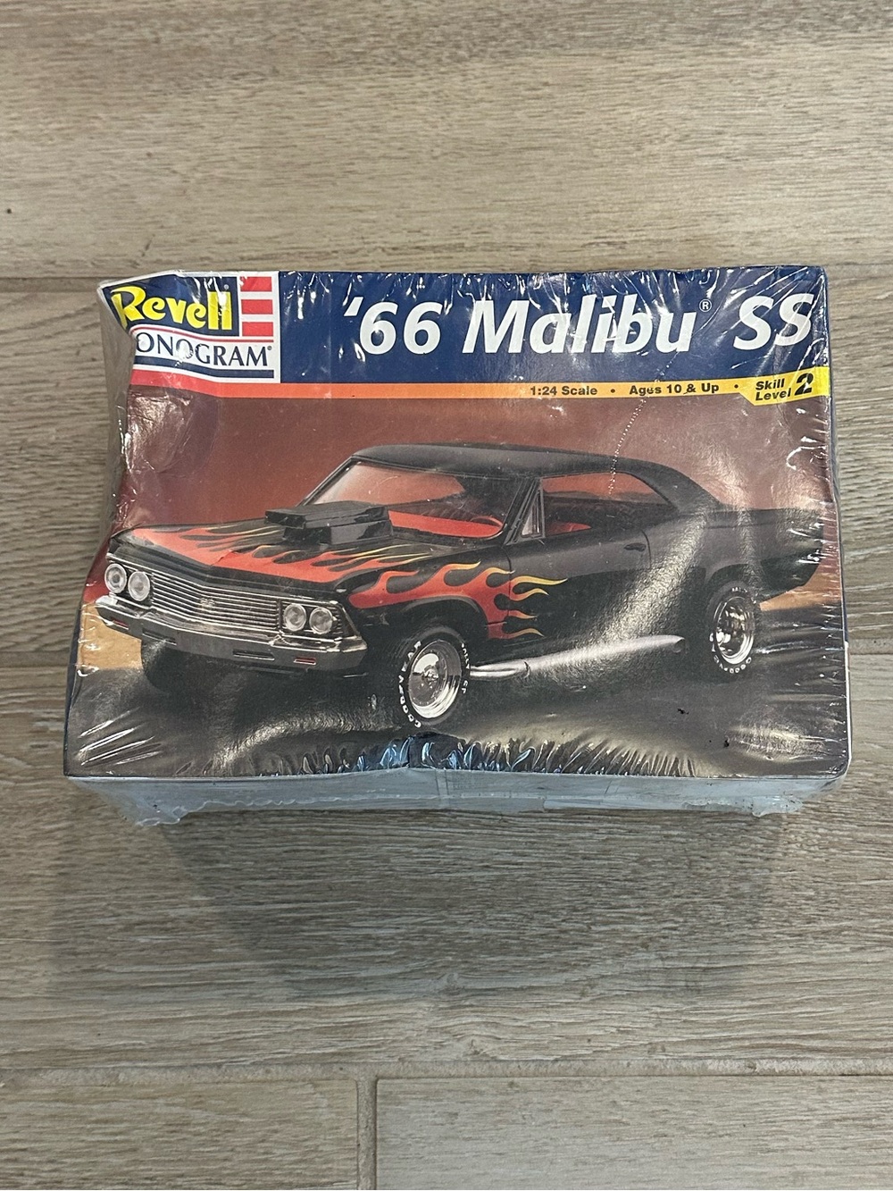 VTG Revell Monogram ‘66 Malibu SS 1:24 Scale Model Car Kit Sealed (85-2219)